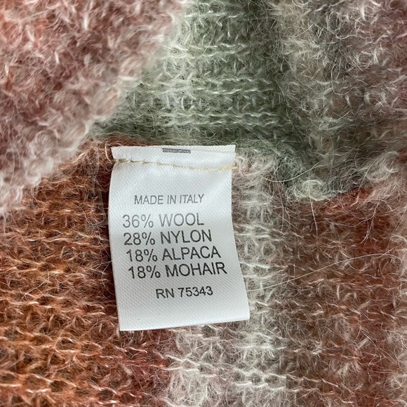 Elsamanda Women's Sz L Sweater Long Sleeve Mohair Wool Alpaca Lightweight - Picture 11 of 14